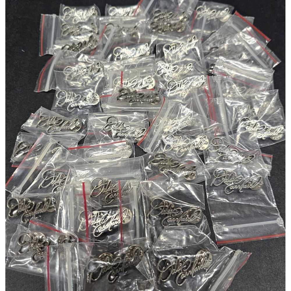 Lot of 39 Dale Earnhardt Signature Metal Pins